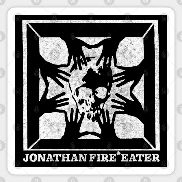 Jonathan Fire*Eater --- Original Post Punk Fan Design Magnet by CultOfRomance